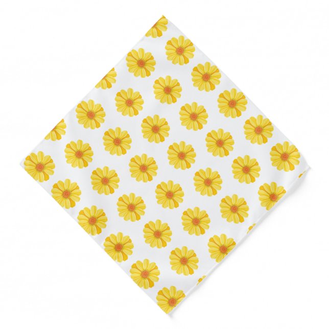 Yellow Daisy Bandana (Front)