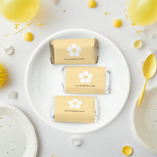 Yellow Daisy Birthday Floral Party Hershey's Miniatures