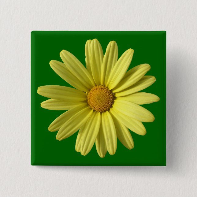 Yellow Daisy Button (Front)