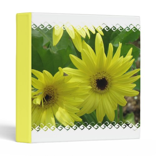 Yellow Daisy Festival Binder