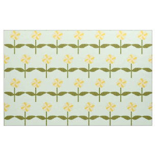 Yellow Daisy Flower Floral Craft Fabric