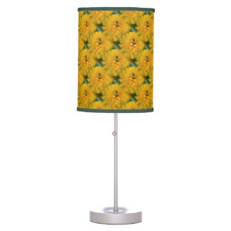 Yellow Daisy Flower Nature Pattern  Lamp 