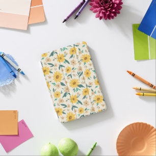 Yellow Daisy Flower Pattern iPad Mini Cover