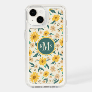 Yellow Daisy Flower Pattern Speck iPhone 14 Case