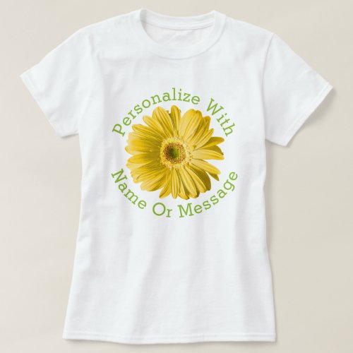 Yellow Daisy Flower T_Shirt