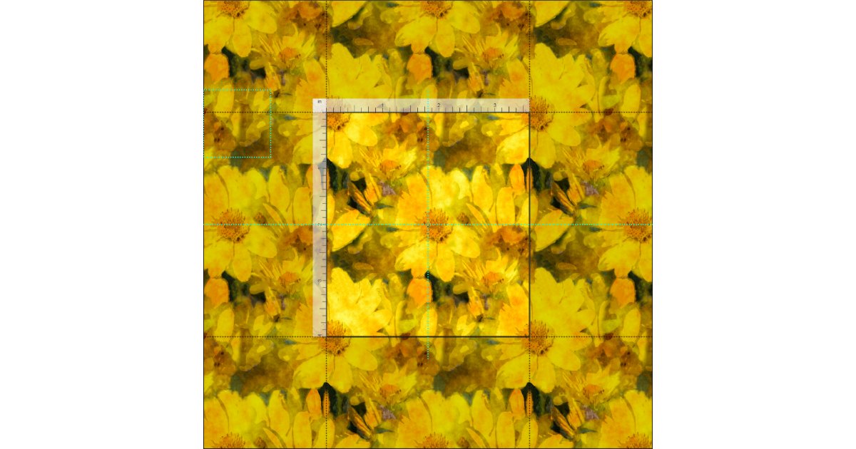 Yellow Daisy Flowers Fabric