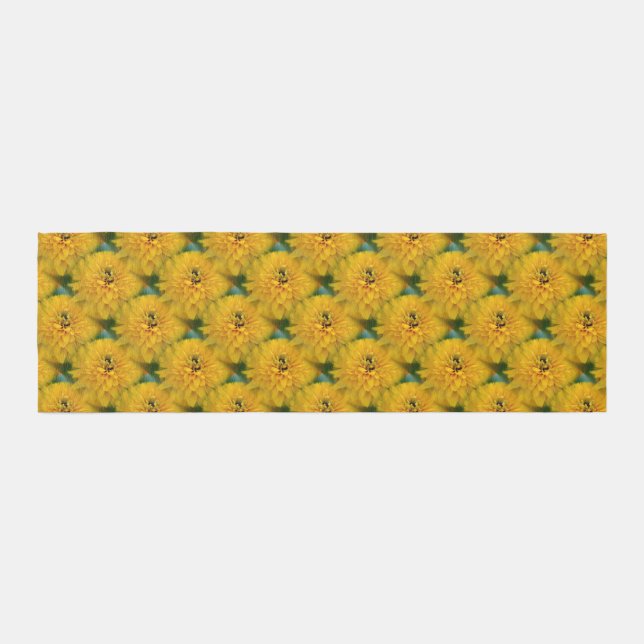 Yellow Daisy Flowers Pattern  Runner (Front)