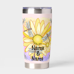 Yellow Daisy Insulated Tumbler