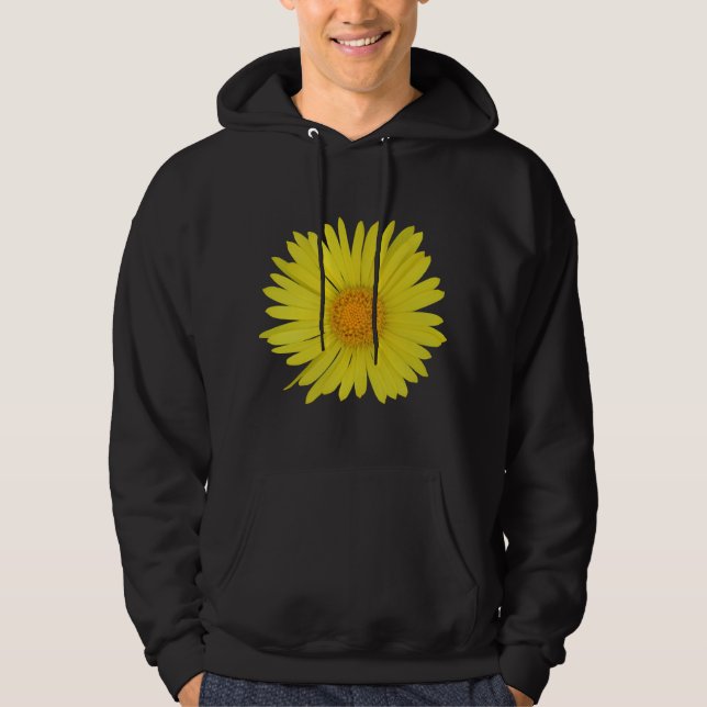 Yellow Daisy (isolated) Hoodie (Front)