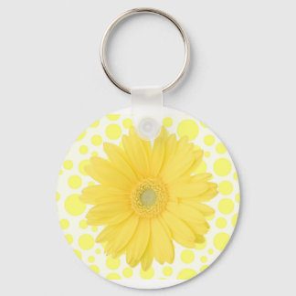 Yellow Daisy Keychain