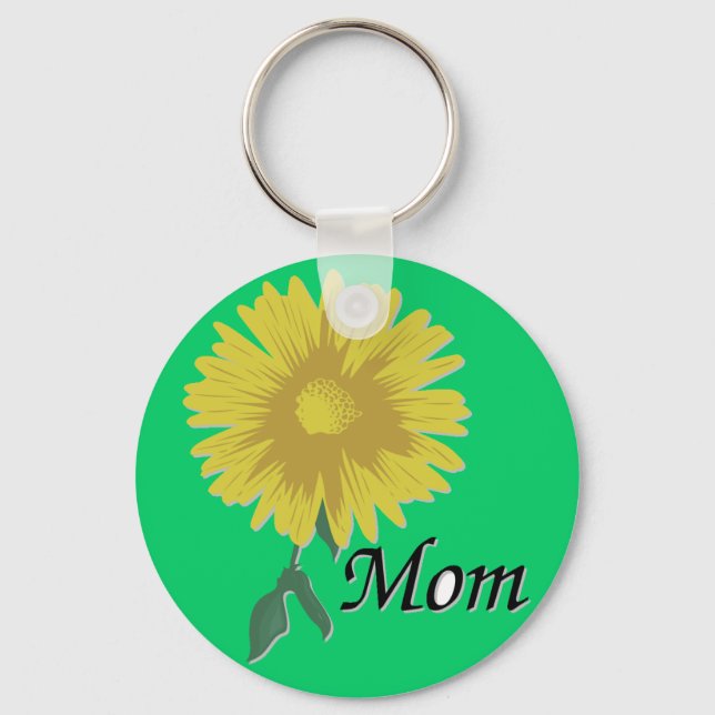 Yellow Daisy - Keychain (Front)