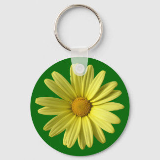 Yellow Daisy Keychain