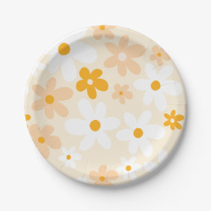 Yellow Daisy Party Paper Plates