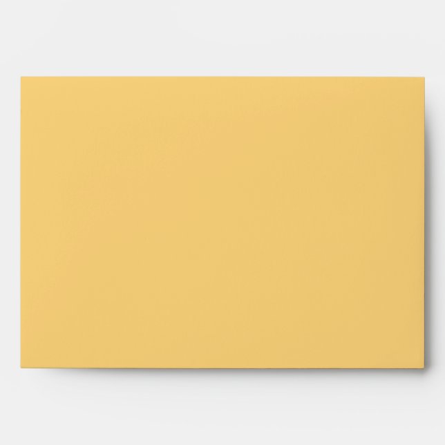yellow damask pattern envelop envelope (Front)