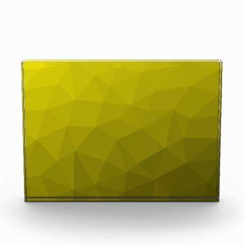 Yellow dark ombre gradient geometric mesh pattern photo block