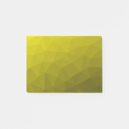 Yellow dark ombre gradient geometric mesh pattern post-it notes