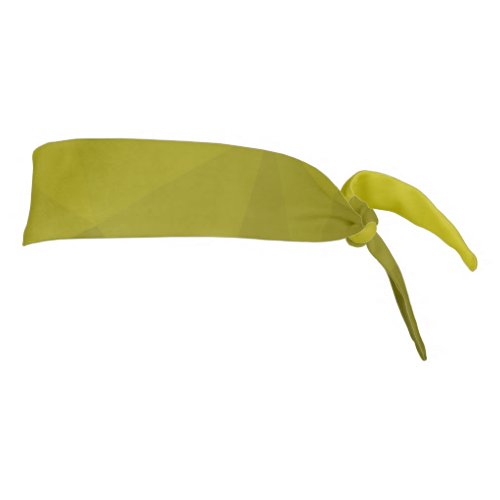 Yellow dark ombre gradient geometric mesh pattern tie headband