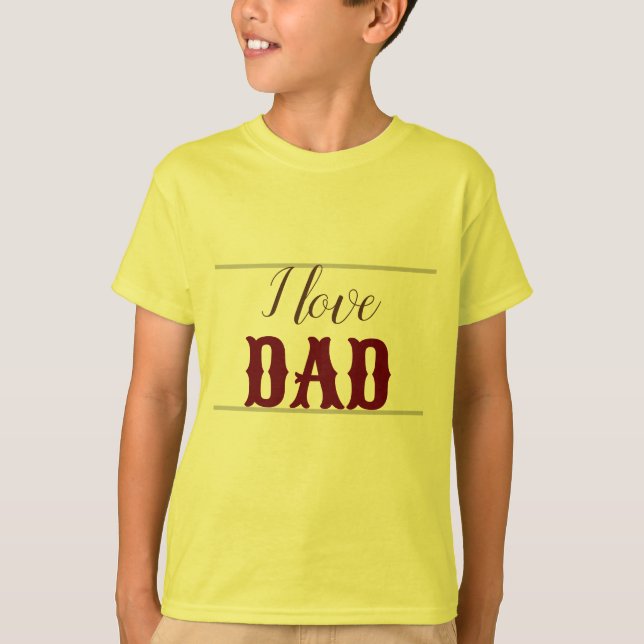 Yellow Dark red kids boy T-Shirt (Front)