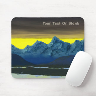 Yellow Dawn North Mouse Pad