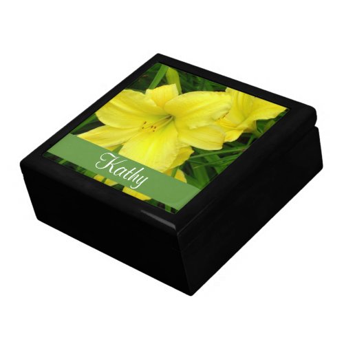 Yellow Daylilies Flower Gift Box