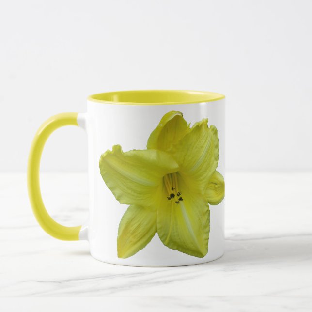 Yellow Daylily Coordinating Items Mug (Left)