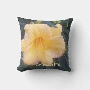 Yellow Daylily Outdoor Pillow