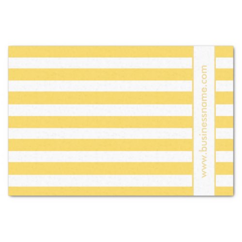 Yellow Deckchair Stripes Tissue Paper