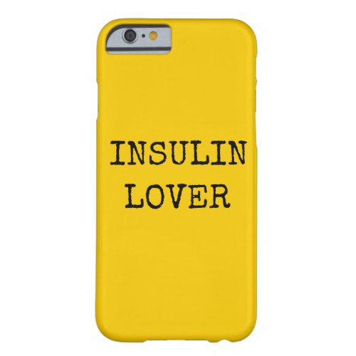 Yellow diabetes iPhone case