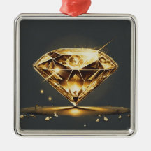 Yellow Diamond and Black