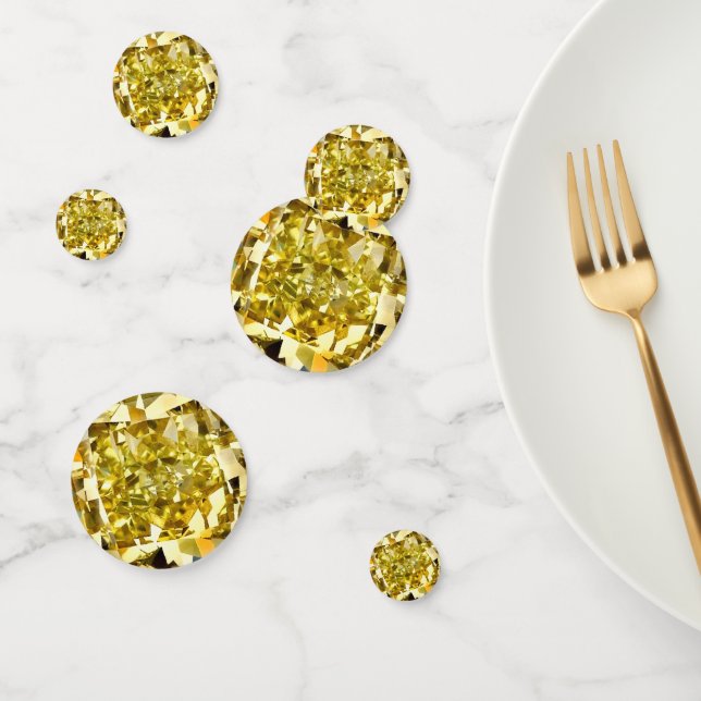 Yellow Diamond Confetti (Group)