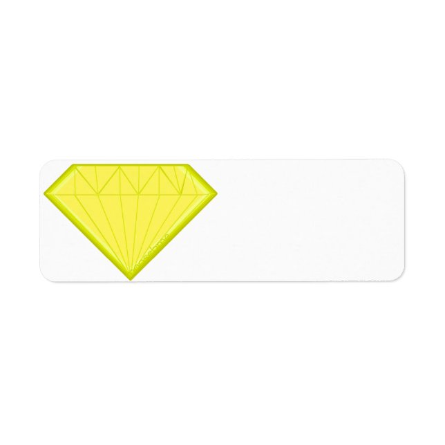 Yellow Diamond  Label (Front)