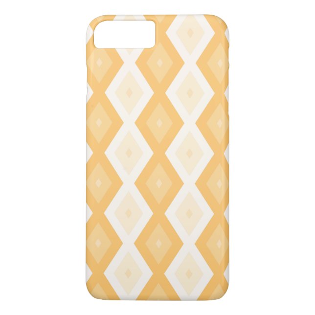 Yellow diamond pattern Case-Mate iPhone case (Back)