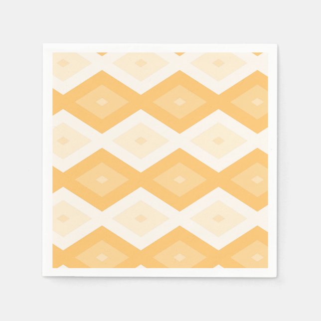 Yellow diamond pattern napkins (Front)