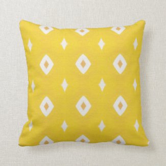Yellow Diamonds Geometric Pattern