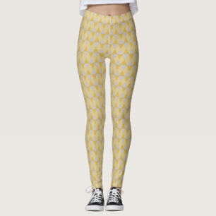 Yellow diamonds leggings