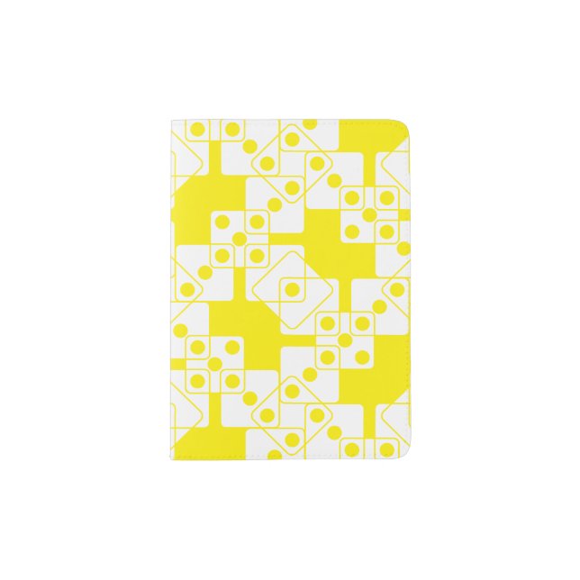 Yellow Dice Passport Holder (Front)