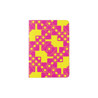 Yellow Dice Passport Holder