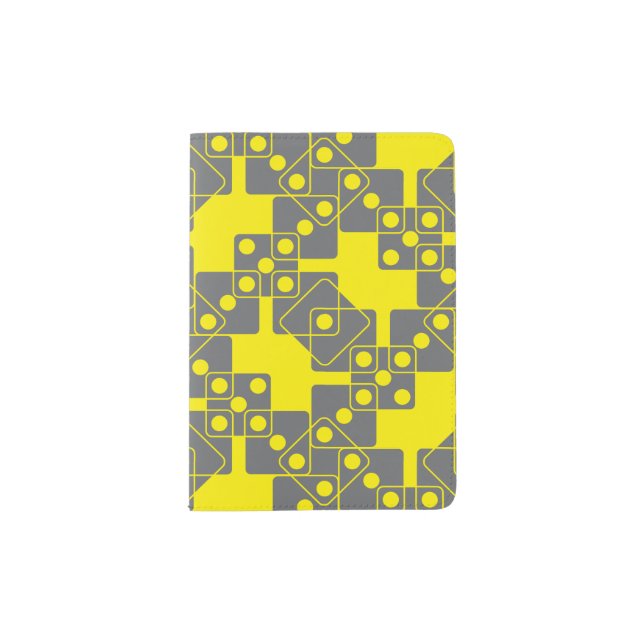 Yellow Dice Passport Holder (Front)