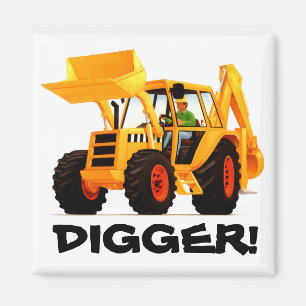 Yellow Digger Magnet