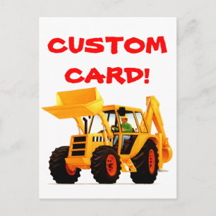 Yellow Digger Postcard