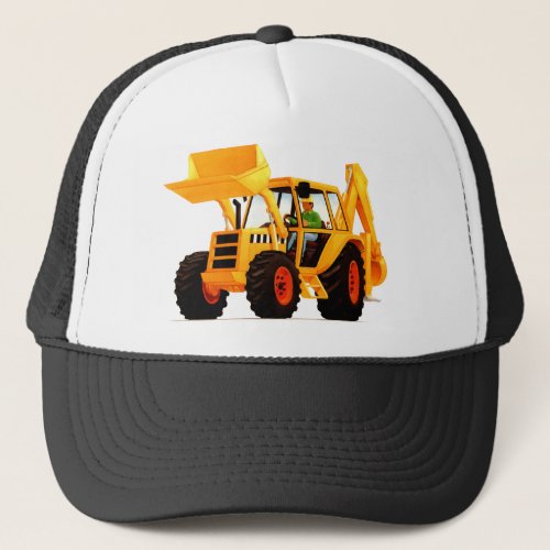 Yellow Digger Trucker Hat