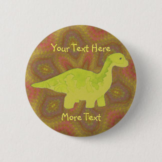 Yellow Dino Button