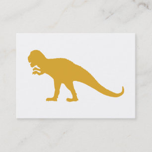 Yellow Dinosaur Business Card