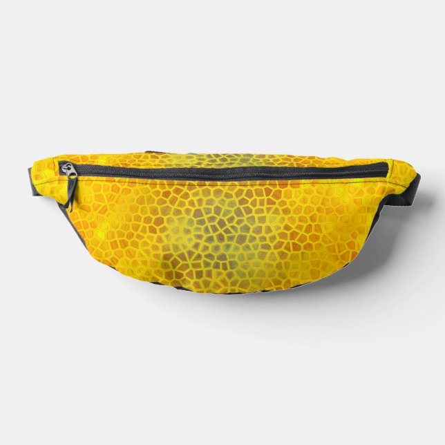 Yellow Dinosaur Hide Fanny Pack (Lay Down)