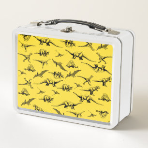 Yellow Dinosaurs Lunch Box