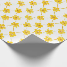 Yellow Ditsy Grandmillenial flowers