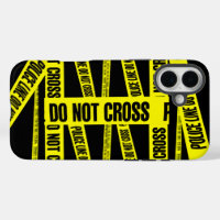 Yellow Do Not Cross Crime Scene Tape Danger Areas