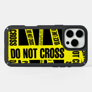 Yellow Do Not Cross Crime Scene Tape Danger Areas iPhone 16 Pro Max Case