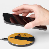 Yellow Doberman Wireless Charger (Hand)