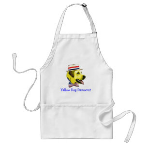 Yellow Dog Democrat Adult Apron